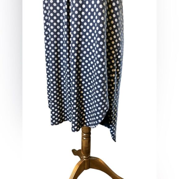 Polka Dot Dress Luca Vanucci Size XL Sleeveless High-Low Summer Beach Pool - Picture 4 of 6